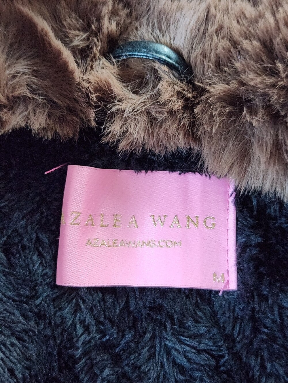 Azalea Wang Faux Leather And Fur Coat - Picture 2 of 5